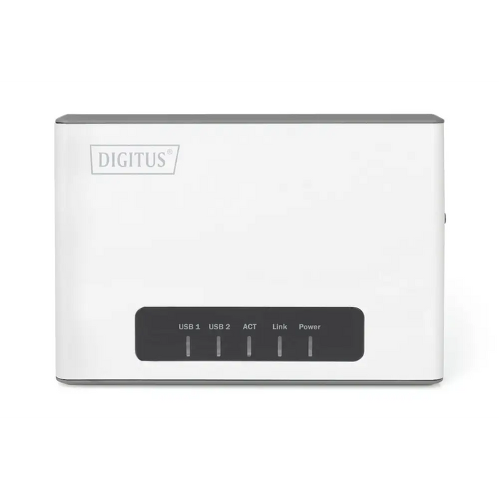 Digitus 2 Port USB 2.0 Wireless Multi-Functional Network Server 300 Mbps - PrintServer - Print