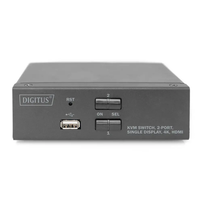 Digitus KVM Switch 2 Port Single Display 4K HDMI® - SwitchesKVV-PRZ<<<KVMKVV<<<ActionPL