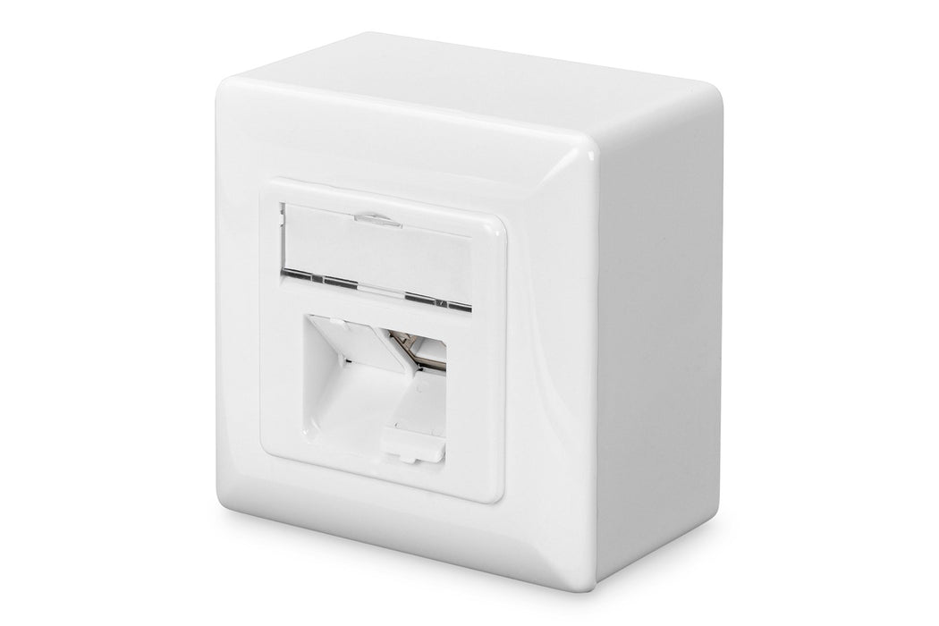 Digitus CAT 6, Class E, wall outlet, shielded, surface mount
