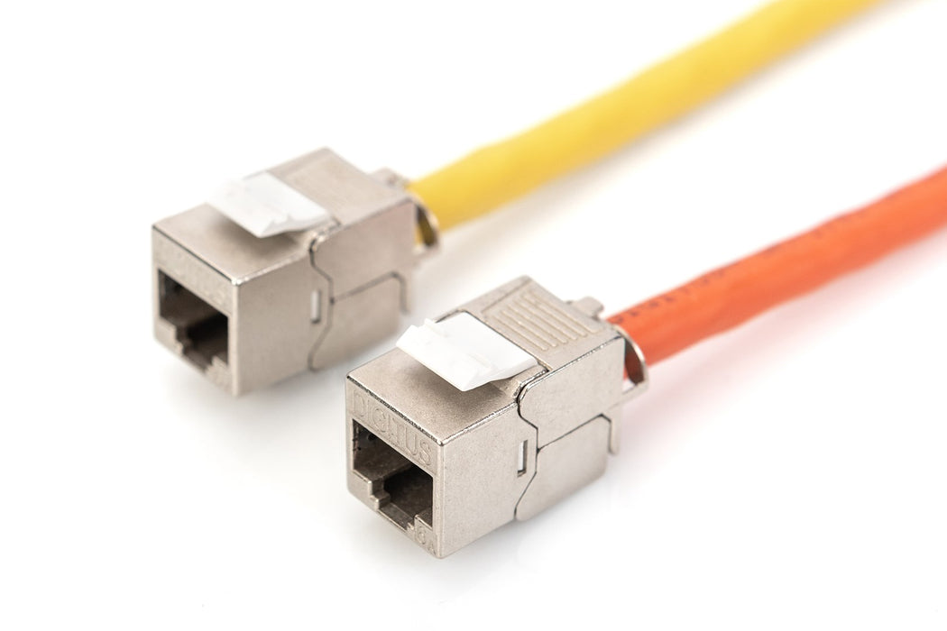 Digitus CAT 6A Keystone module, shielded, tool-free mounting connection