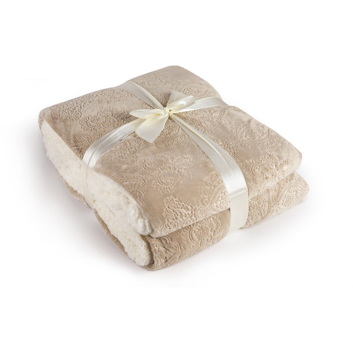 BLANKET SHERPA DILIOS MAJESTIC 140X200 CM TAUPE