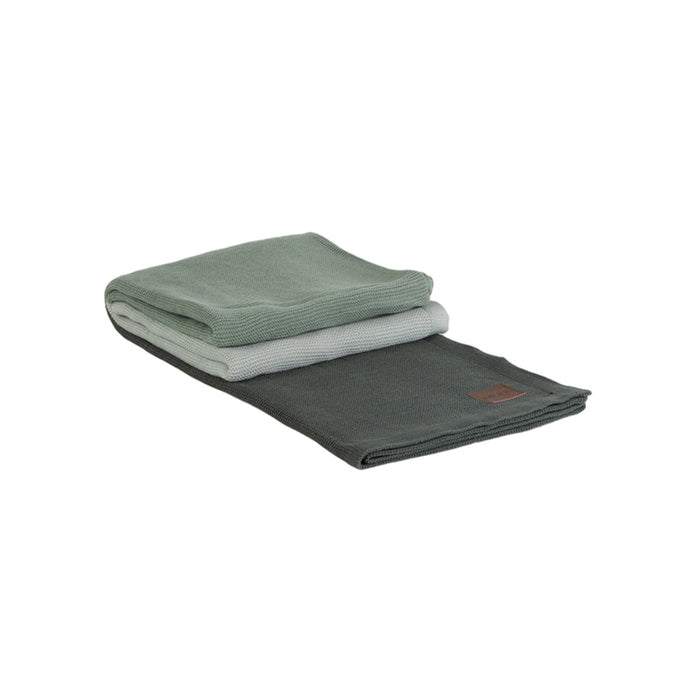 BLANKET DILIOS AMELIA 120X175 CM GREEN