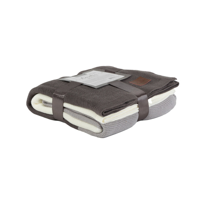 BLANKET DILIOS AMELIA 120X175 CM GRAY