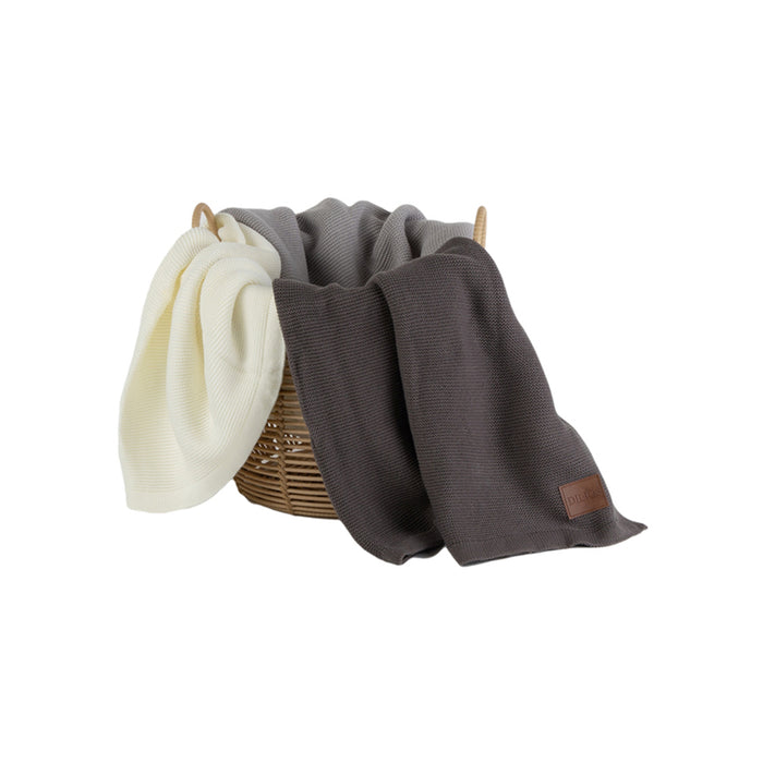 BLANKET DILIOS AMELIA 120X175 CM GRAY