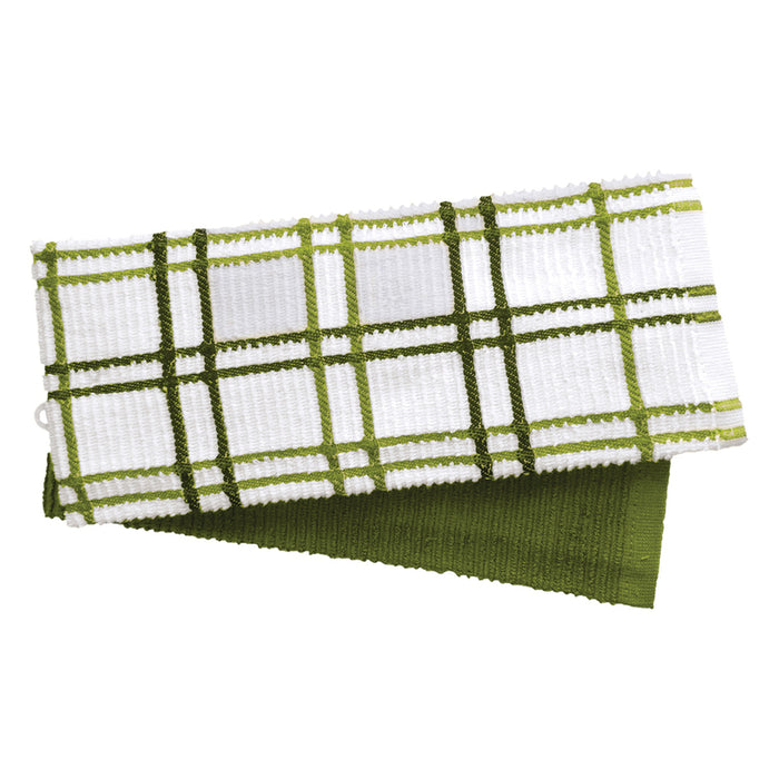 KITCHEN TOWEL DILIOS 40X60 CM GREEN 2 PCS