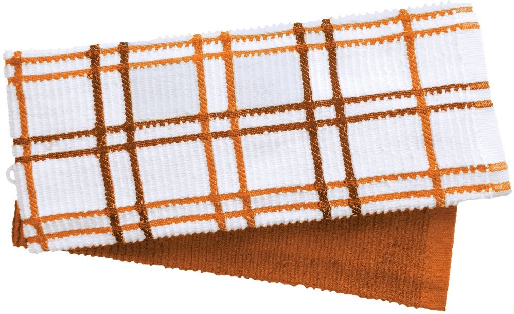 KITCHEN TOWEL DILIOS 40X60 CM ORANGE 2 PCS