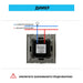 DIMMER MECHANISM WHITE LUXON - Ключове и контакти<<<Електроматериали<<<Praktiker&&&Ключове и