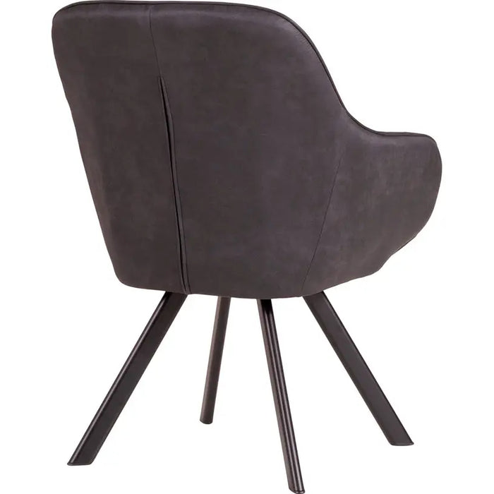 DINING CHAIR FELIX VELVET BLACK - Трапезни столове<<<Мебели и обков<<<Мебели и интериор<<<Praktiker&&&Трапезни