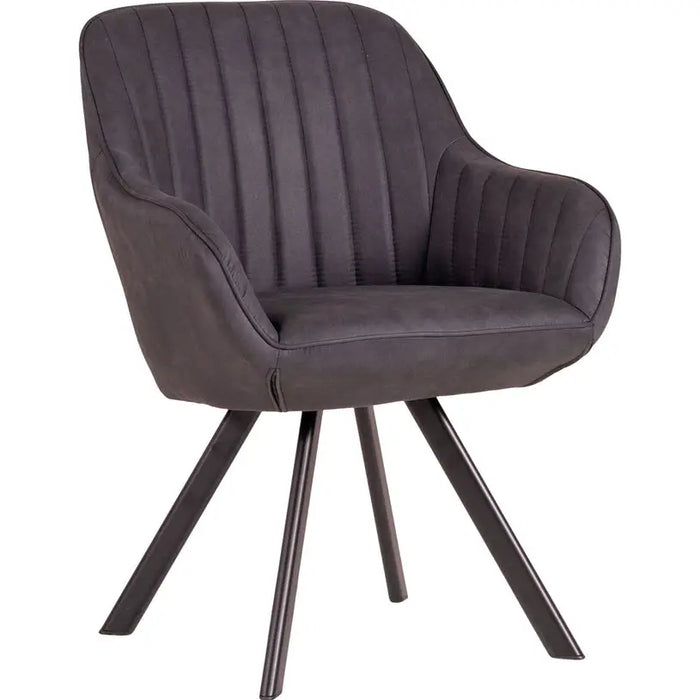 DINING CHAIR FELIX VELVET BLACK - Трапезни столове<<<Мебели и обков<<<Мебели и интериор<<<Praktiker&&&Трапезни