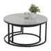 DINING TABLE WITH STONE SET OF 2. GRAY - Маси<<<Кухненски мебели<<<Кухня<<<Praktiker&&&Маси<<<Мебели и обков<<<Мебели и