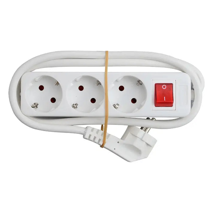 DISCONNECTOR WITH CABLE ETC 3 SOCKETS 1.5M WITH KEY DZ 13911 - Разклонители и