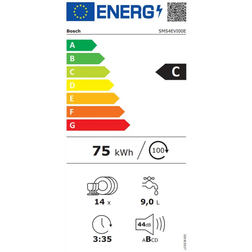 Dishwasher BOSCH SMS4EVI00E - Съдомиялни 60 см<<<Съдомиялни<<<Едра бяла техника<<<TechnoMix&&&Последни бройки<<<Едра