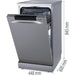 Dishwasher GORENJE GS541D10X - Съдомиялни 45 см<<<Съдомиялни<<<Едра бяла техника<<<TechnoMix&&&Съдомиялни