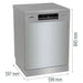 Dishwasher GORENJE GS643D90X 16 sets - Съдомиялни 60 см<<<Съдомиялни<<<Едра бяла техника<<<TechnoMix&&&Съдомиялни