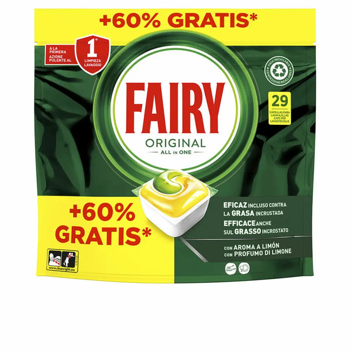 Dishwasher lozenges Fairy FAIRY TODO EN 1 LIMON - Почистване Прахосмукачки И Гладене<<<Дом Градина<<<BigBuy&&&Други