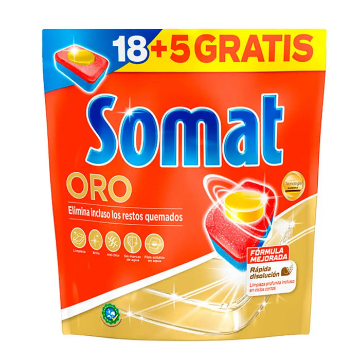 Dishwasher lozenges Somat Oro - Почистване Прахосмукачки И Гладене<<<Дом Градина<<<BigBuy&&&Други продукти за