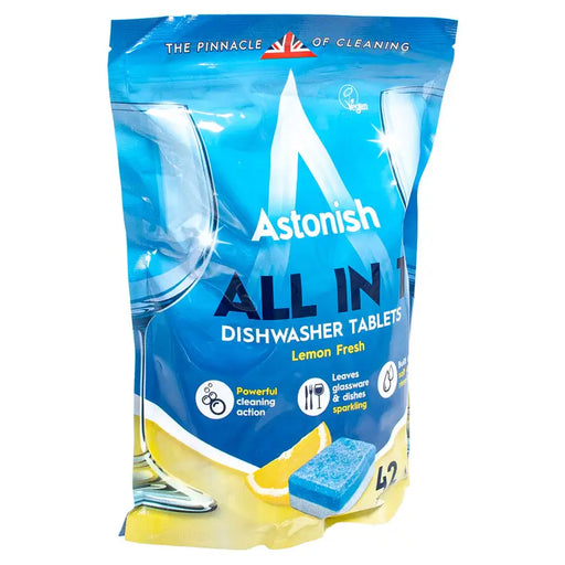 DISHWASHER TABLETS 42 PCS ASTONISH - Почистващи препарати<<<Домашни потреби<<<Кухня<<<Praktiker