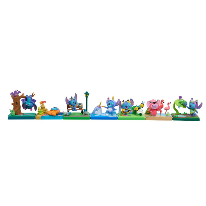 STITCH Stitch Goes Wild Diorama Figure