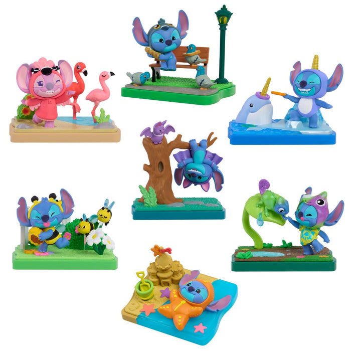 STITCH Stitch Goes Wild Diorama Figure
