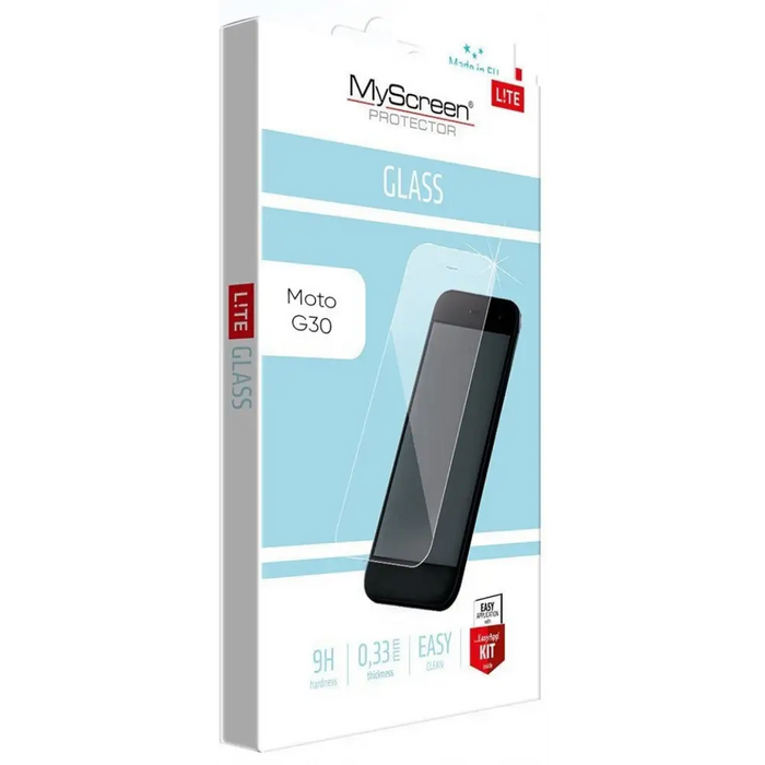 Display protector MY SCREEN Lite glass Edge Ful Motorola Moto E7 Power black - Аксесоари за