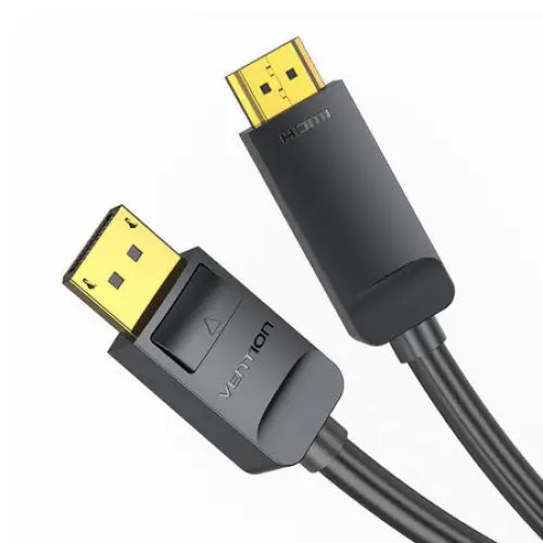 DisplayPort 1.2 to HDMI 1.4 Cable Vention HAGBH 2m 4K 30Hz (Black) - Video cables<<<Cables<<<IT