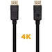 DisplayPort Cable Aisens A124-0549 Black 1,5 m - Компютър Кабели и адаптери<<<Компютри| Електроника<<<BigBuy&&&Кабели