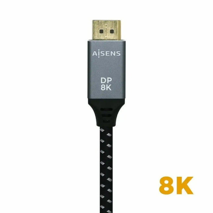 DisplayPort Cable Aisens A149-0435 Black Black/Grey 1 m - Компютър Кабели и адаптери<<<Компютри|