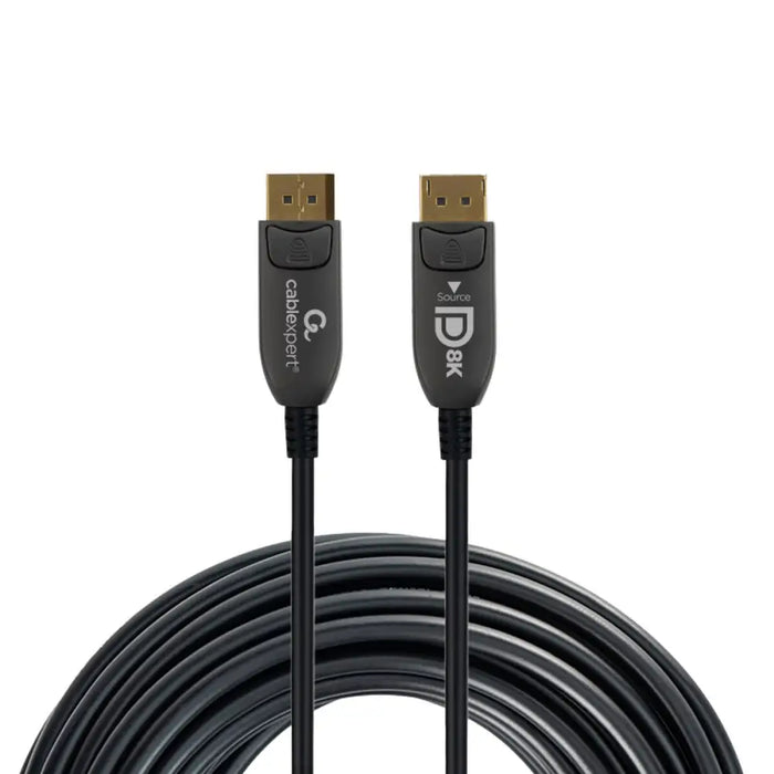 DisplayPort Cable GEMBIRD CC-DP8K-AOC-5M Black 5 m - Компютър Кабели и адаптери<<<Компютри|