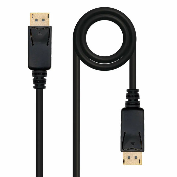 DisplayPort Cable NANOCABLE 10.15.2301 1 m Black - Електроника Телевизори<<<Компютри| Електроника<<<BigBuy&&&Аудио и