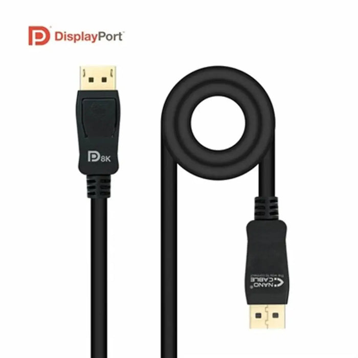 DisplayPort Cable NANOCABLE 10.15.2501 Black 1,5 m (1,5 m) - Компютър Кабели и адаптери<<<Компютри|