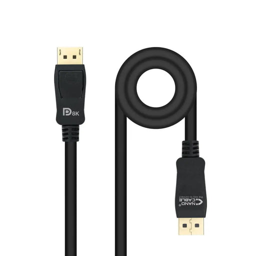 DisplayPort Cable NANOCABLE 10.15.2502 Black HDR 8K Ultra HD - Компютър Кабели и адаптери<<<Компютри|