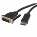 DisplayPort to DVI Cable Startech DP2DVIMM10 Black - Компютър Кабели и адаптери<<<Компютри|