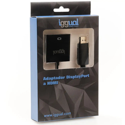 DisplayPort to HDMI Adapter iggual IGG318041 - Компютър Кабели и адаптери<<<Компютри|