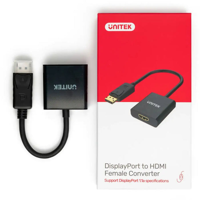 DisplayPort to HDMI Adapter Unitek Y-5118DA Black - Адаптери<<<Компютър Кабели и адаптери<<<Компютри|