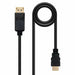 DisplayPort to HDMI Cable NANOCABLE 10.15.4303 Black 3 m - Електроника Телевизори<<<Компютри|