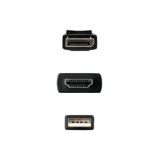 DisplayPort to HDMI Cable NANOCABLE 10.15.4352 Black 1,8 m 4K Ultra HD - Компютър Кабели и адаптери<<<Компютри|