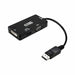 DisplayPort to VGA/DVI/HDMI adapter 3 en 1 NANOCABLE 10.16.3301-BK Black - Компютър Кабели и адаптери<<<Компютри|