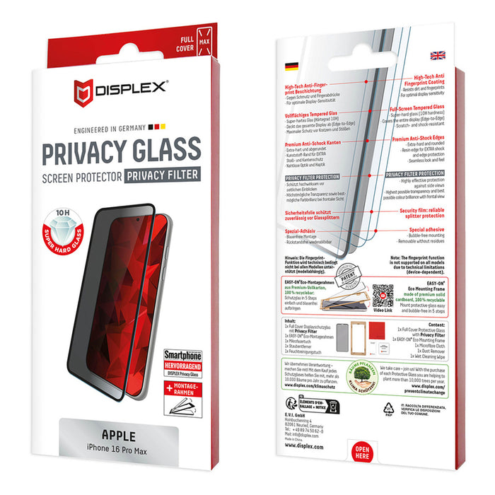DISPLEX GLASS IPHONE 16 PRO MAX PR02000