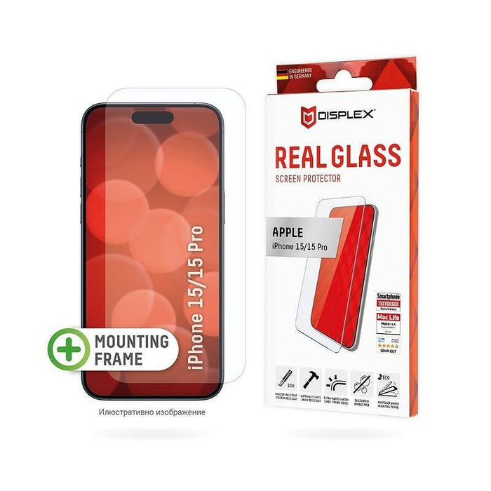 Display protector Displex iPhone 15/15 Pro 2D