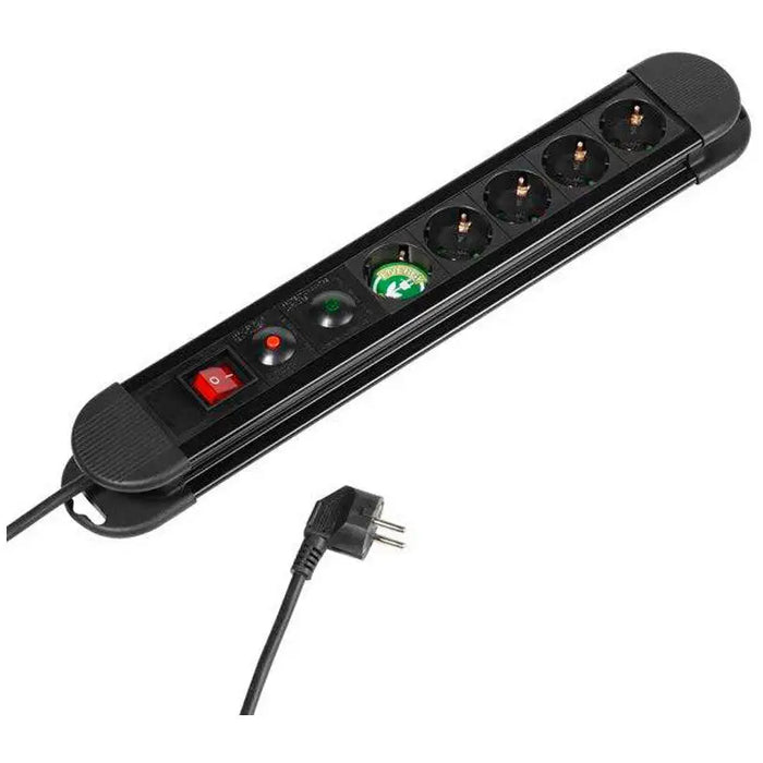 DISTRIBUTOR WITH CABLE VIVANCO 5 GN. WITH KEY 1.4M 34430 - Разклонители и