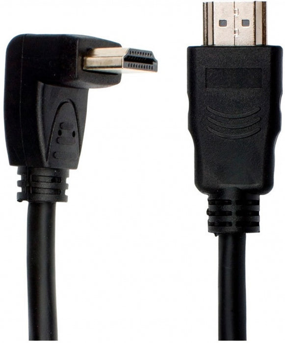 Cable Diva HDMI 1.5m 90 degree 1.4v Black