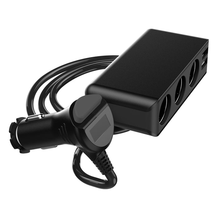 CHARGER 12V DIVA 3xSOCKET SPLIT/4xUSB