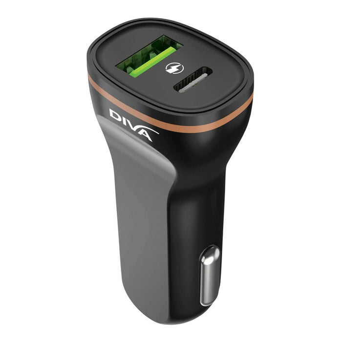 Charger DIVA 12-24V USB QC+USB-C PD 20W
