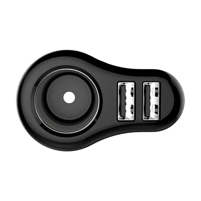 LIGHTER CHARGER WITH SOCKET AND 2 USB