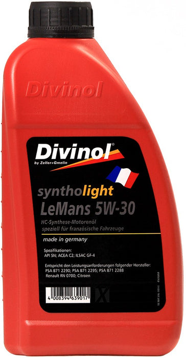 DIVINOL SYNTHOLIGHT LEMANS 5W-30 1L