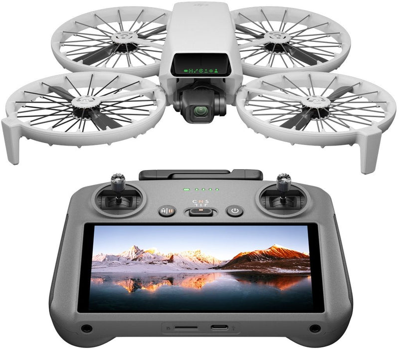 DJI Drone Flip with 48 MPx 100 fps Camera with DJI RC2 Remote Controller, Light Gray EU (CP.FP.00000180.01)