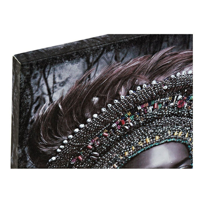 Canvas DKD Home Decor Canvas MDF Wood 30 x 1,8 x 40 cm