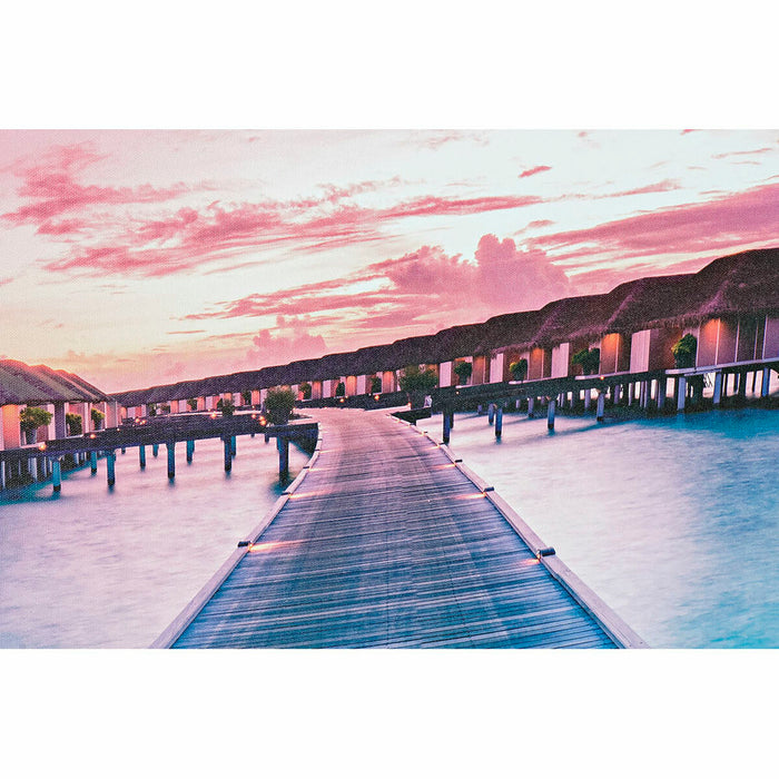 Canvas DKD Home Decor polystyrene Canvas 140 x 3,5 x 45 cm (4 Pieces)