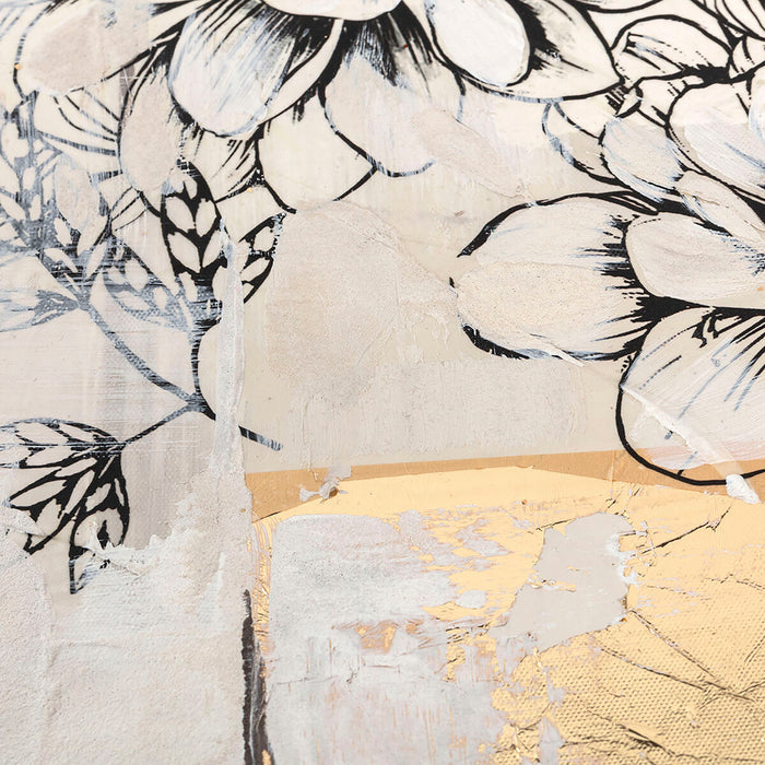 Canvas DKD Home Decor Pinewood Canvas 90 x 2,4 x 120 cm