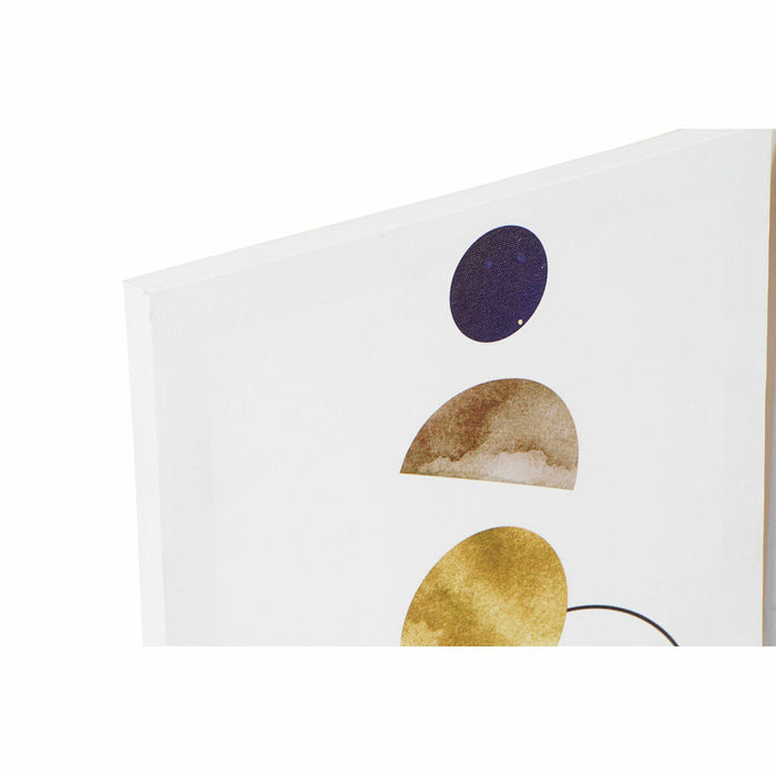 Canvas DKD Home Decor Canvas MDF Wood 30 x 1,8 x 40 cm (4 Pieces)